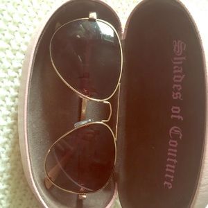 Juicy couture aviators glasses